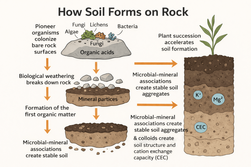 How Soil Can Develop in Just Decades – Texas A&M AgriLife Organic